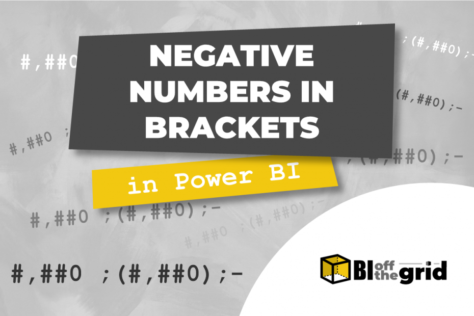 Show negative numbers in brackets - featured image