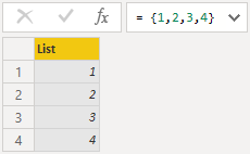 List Query example data