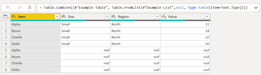 Table.Combine Example
